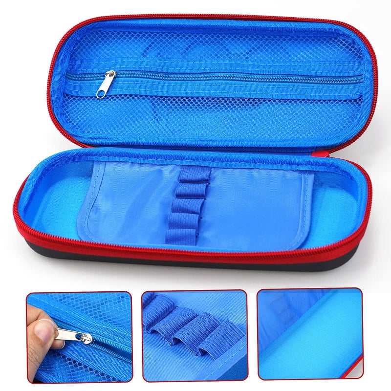 FEWOFJ 3D Car Pencil Case for Kids Boys, Waterproof Pencil Box with Compartments Pen Pouch (Black) - Image 3